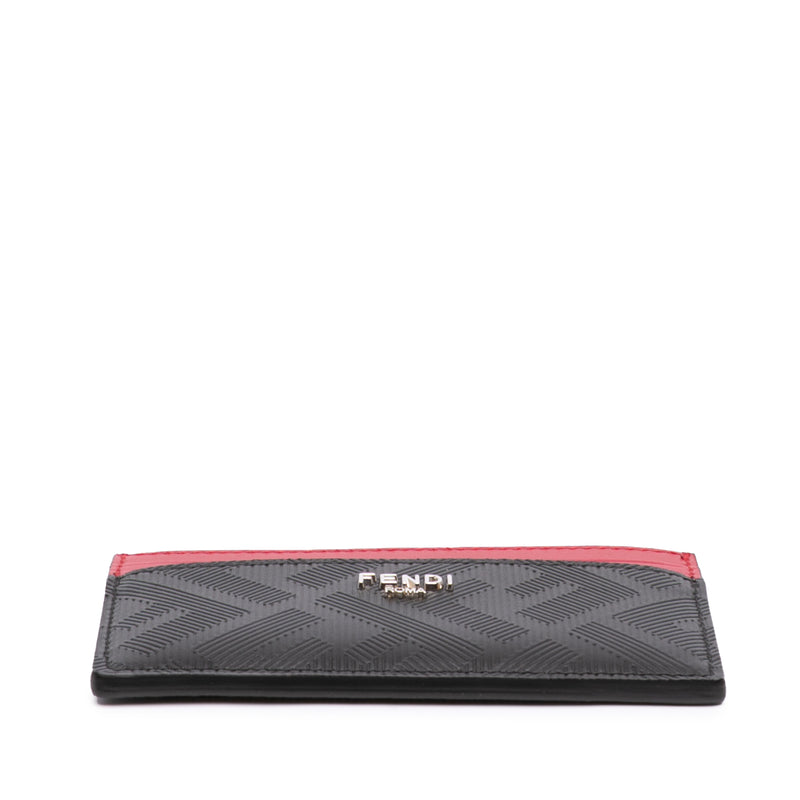 Zucca Shadow Calfskin Colorblock Card Holder - Image 3