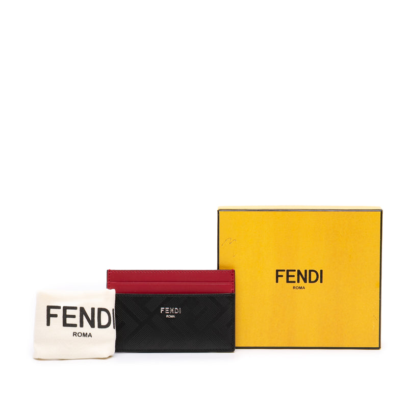 Zucca Shadow Calfskin Colorblock Card Holder - Image 7