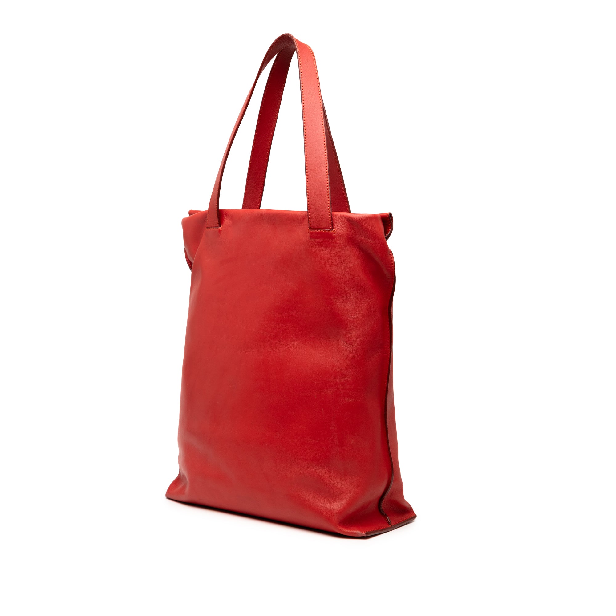 Leather Anagram Shopper Tote - Image 2