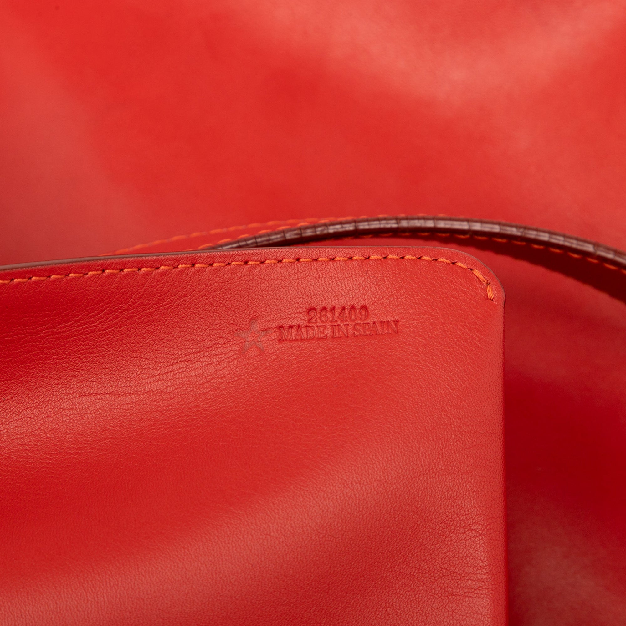 Leather Anagram Shopper Tote - Image 5