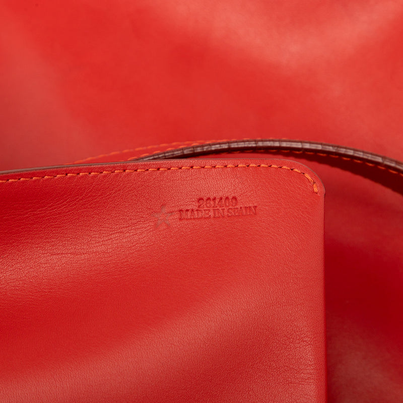 Leather Anagram Shopper Tote - Image 5