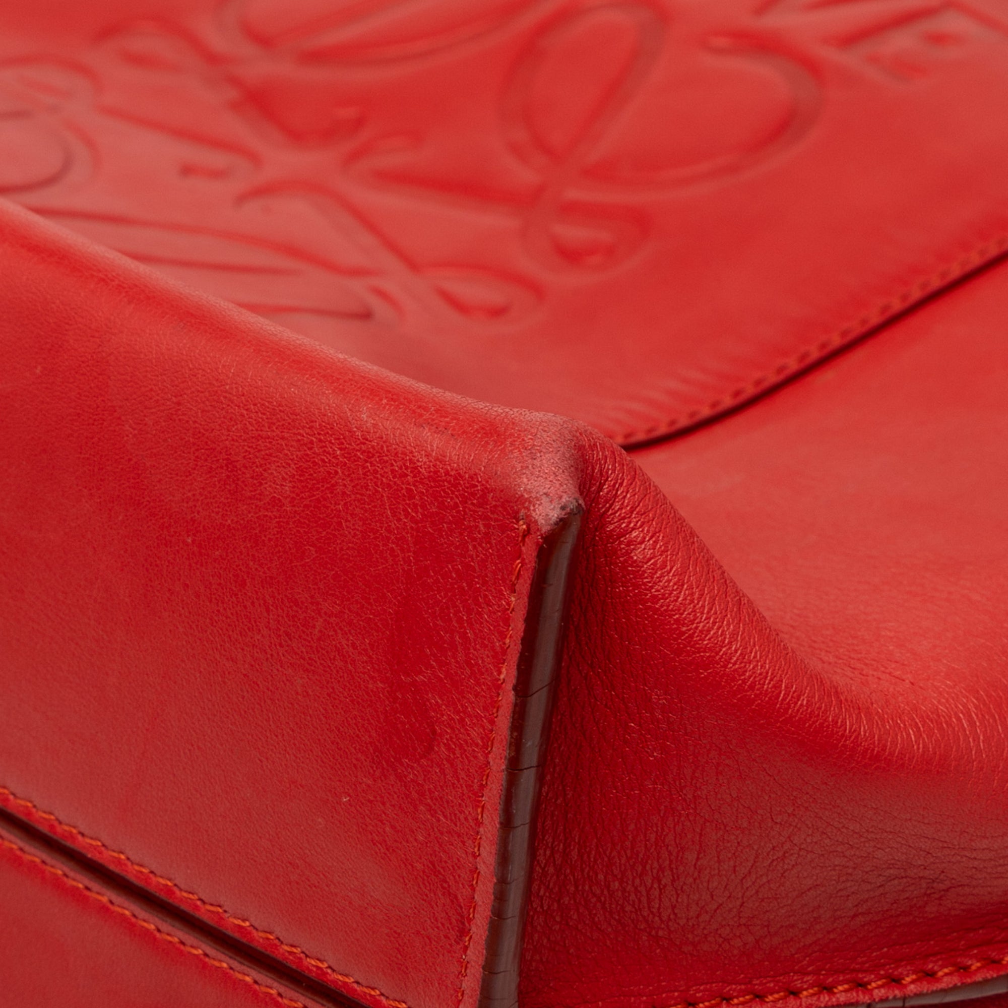 Leather Anagram Shopper Tote - Image 7