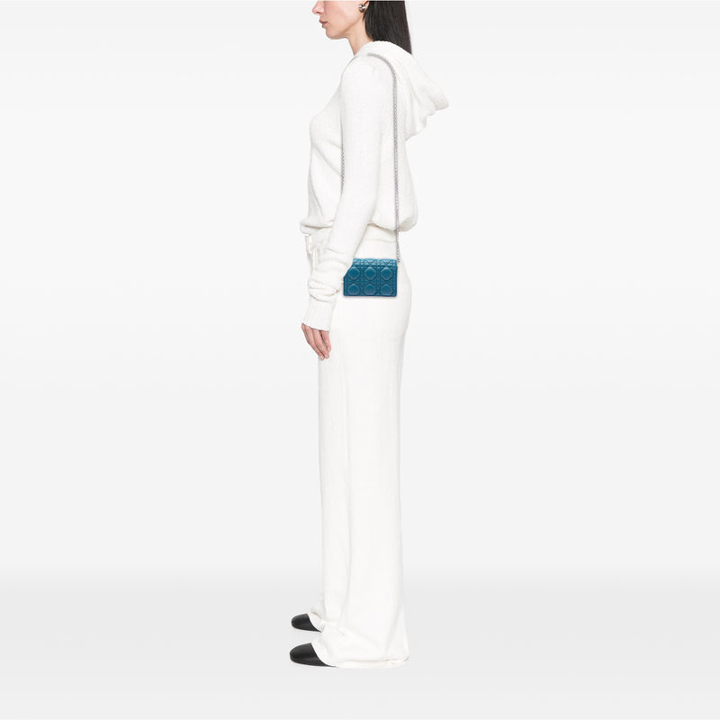 Lambskin Cannage Waist Pouch on Chain - Image 6