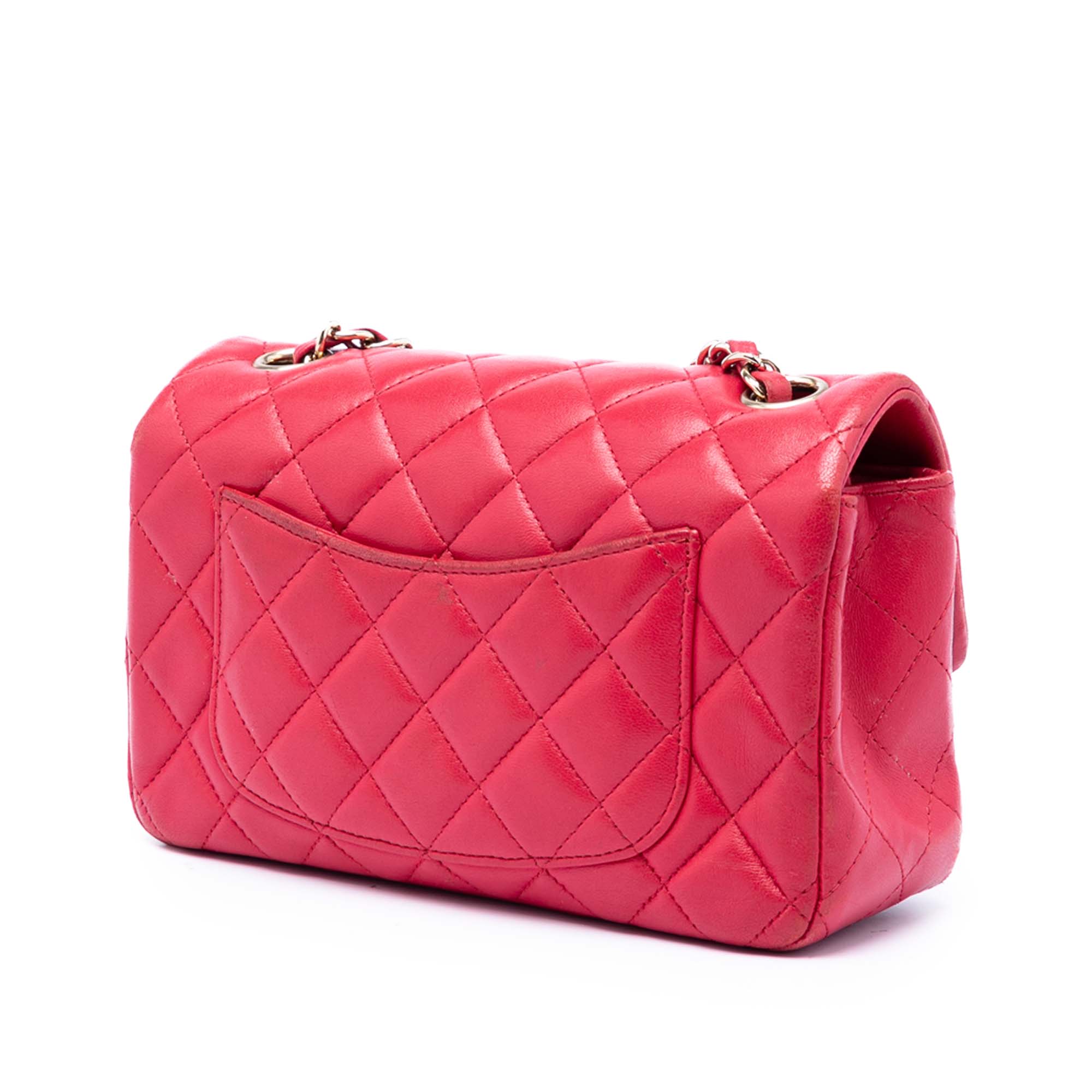 Mini Rectangular Classic Lambskin Single Flap - Image 2