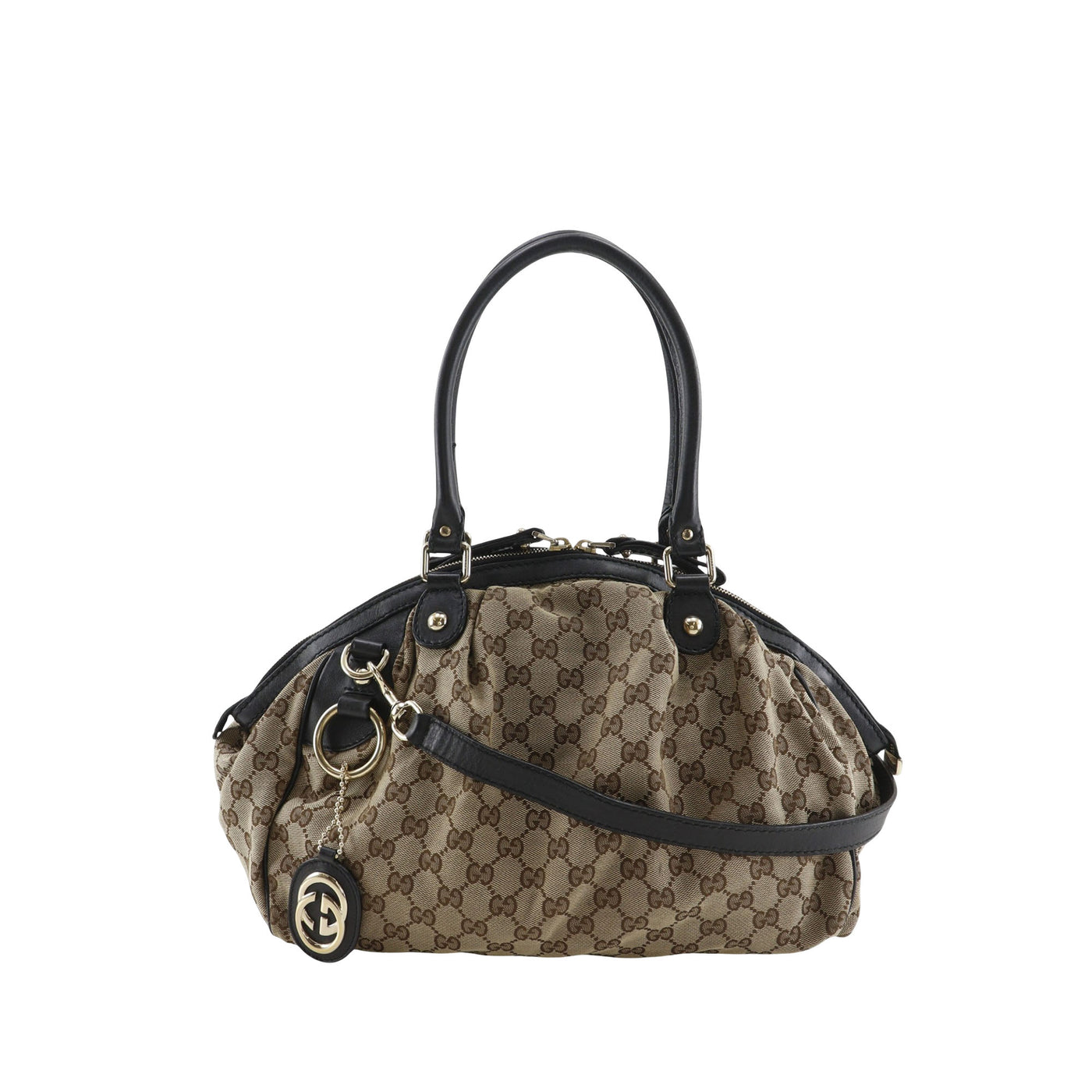 GG Canvas Sukey Satchel - Image 1