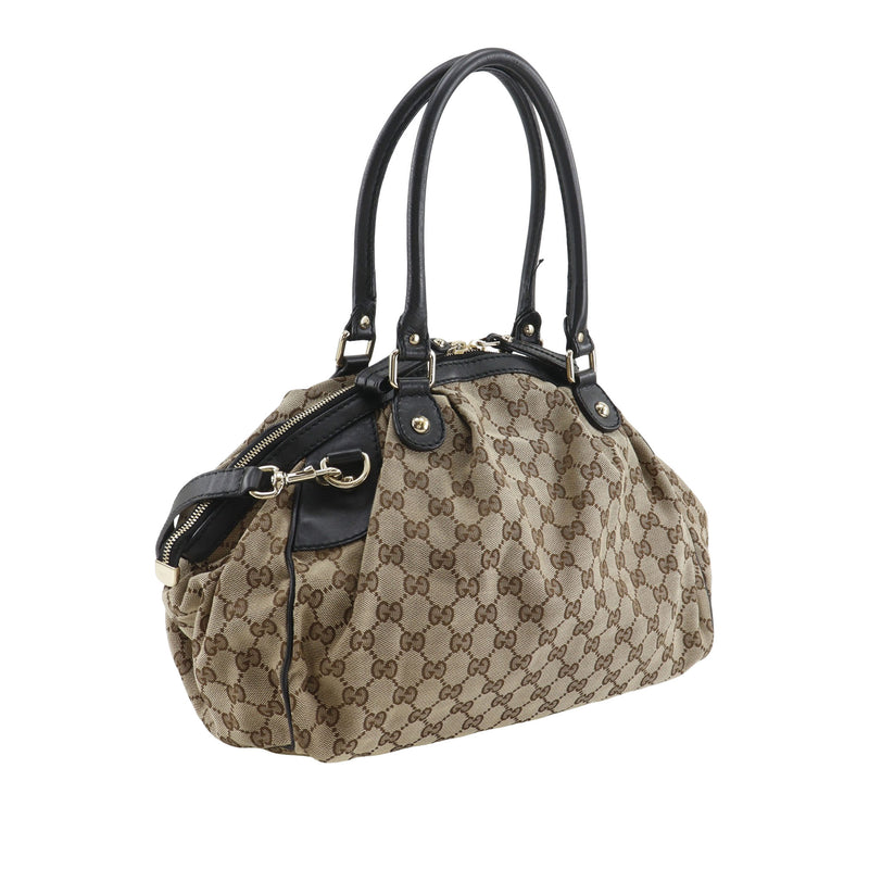 GG Canvas Sukey Satchel - Image 2
