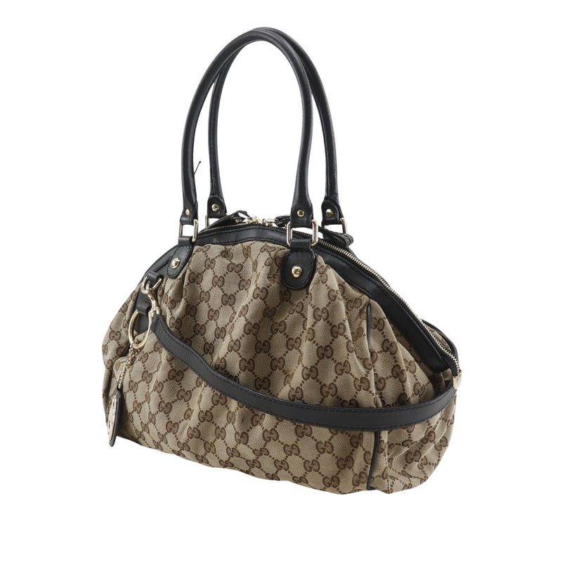GG Canvas Sukey Satchel - Image 3
