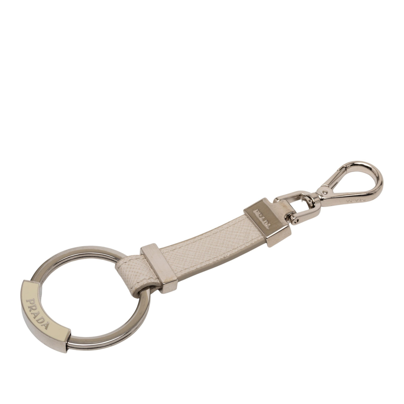 Saffiano Logo Key Holder - Image 1