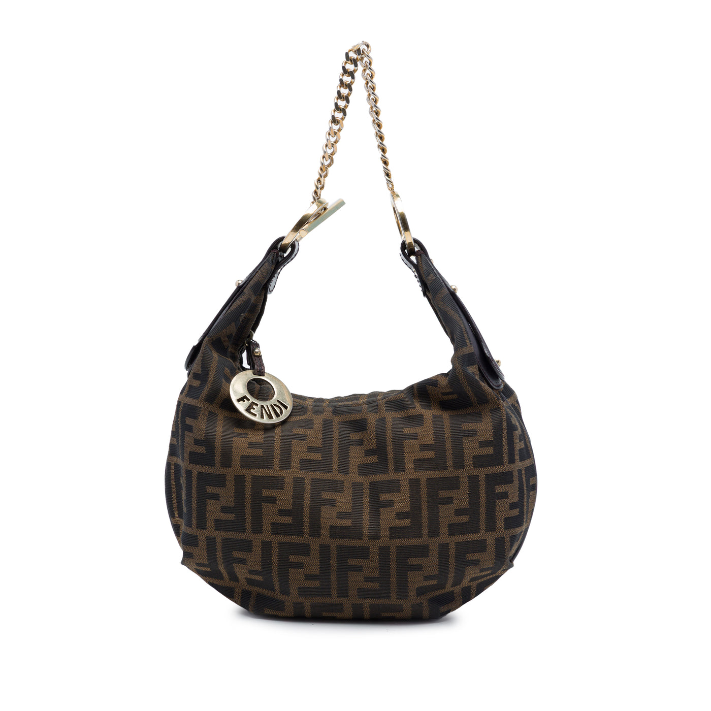 Zucca Canvas Chef Chain Hobo - Image 1