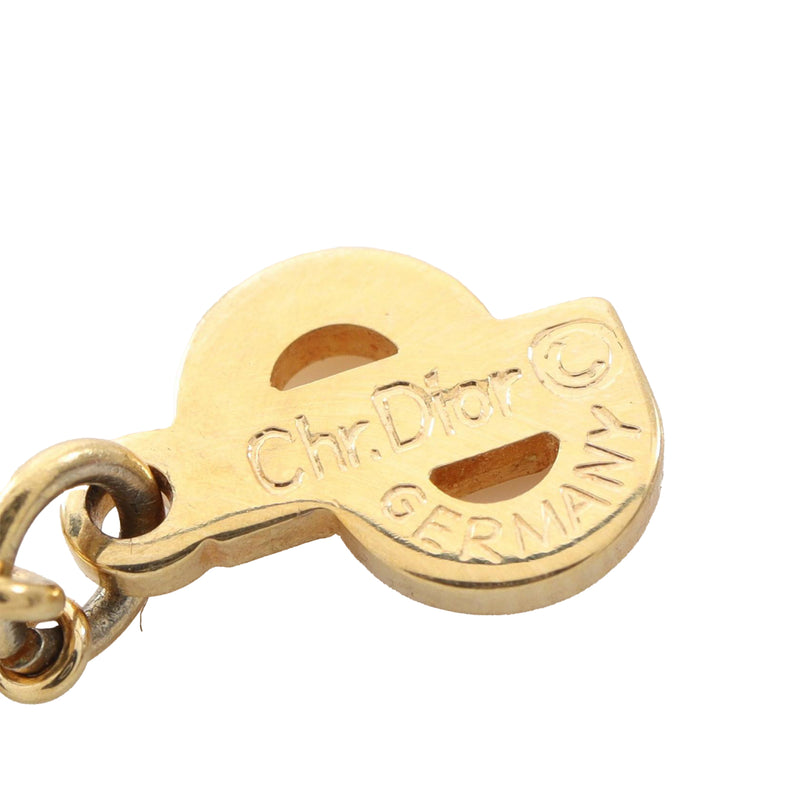 Gold Plated Strass Heart Pendant Necklace - Image 3