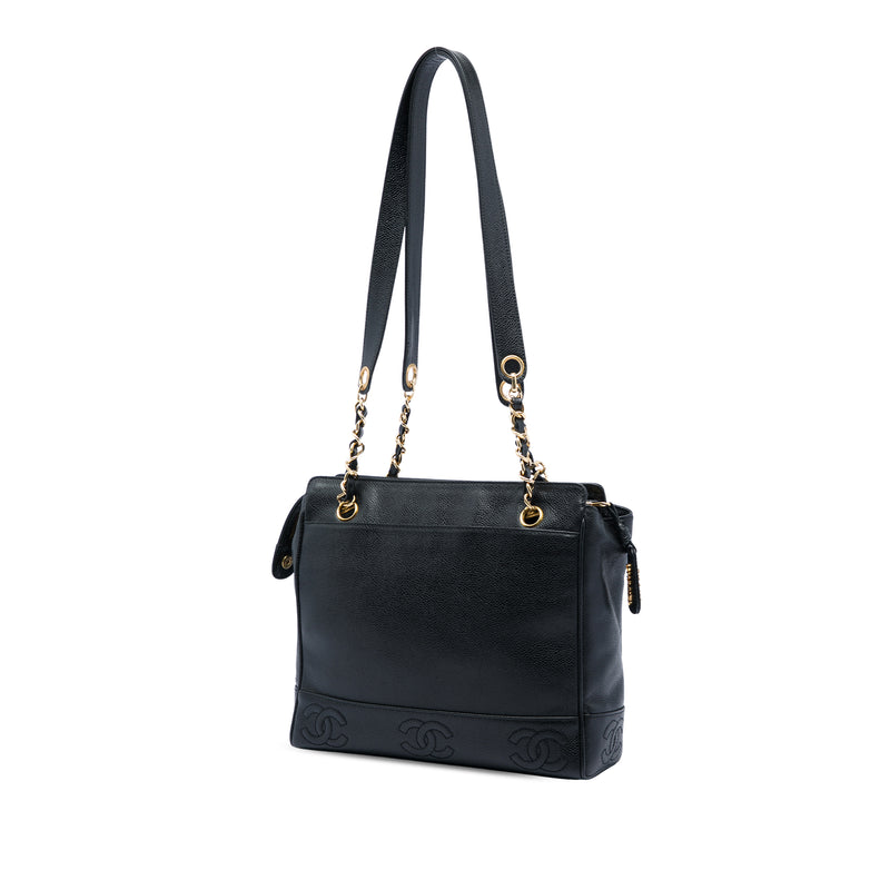 Triple CC Caviar Tote - Image 2