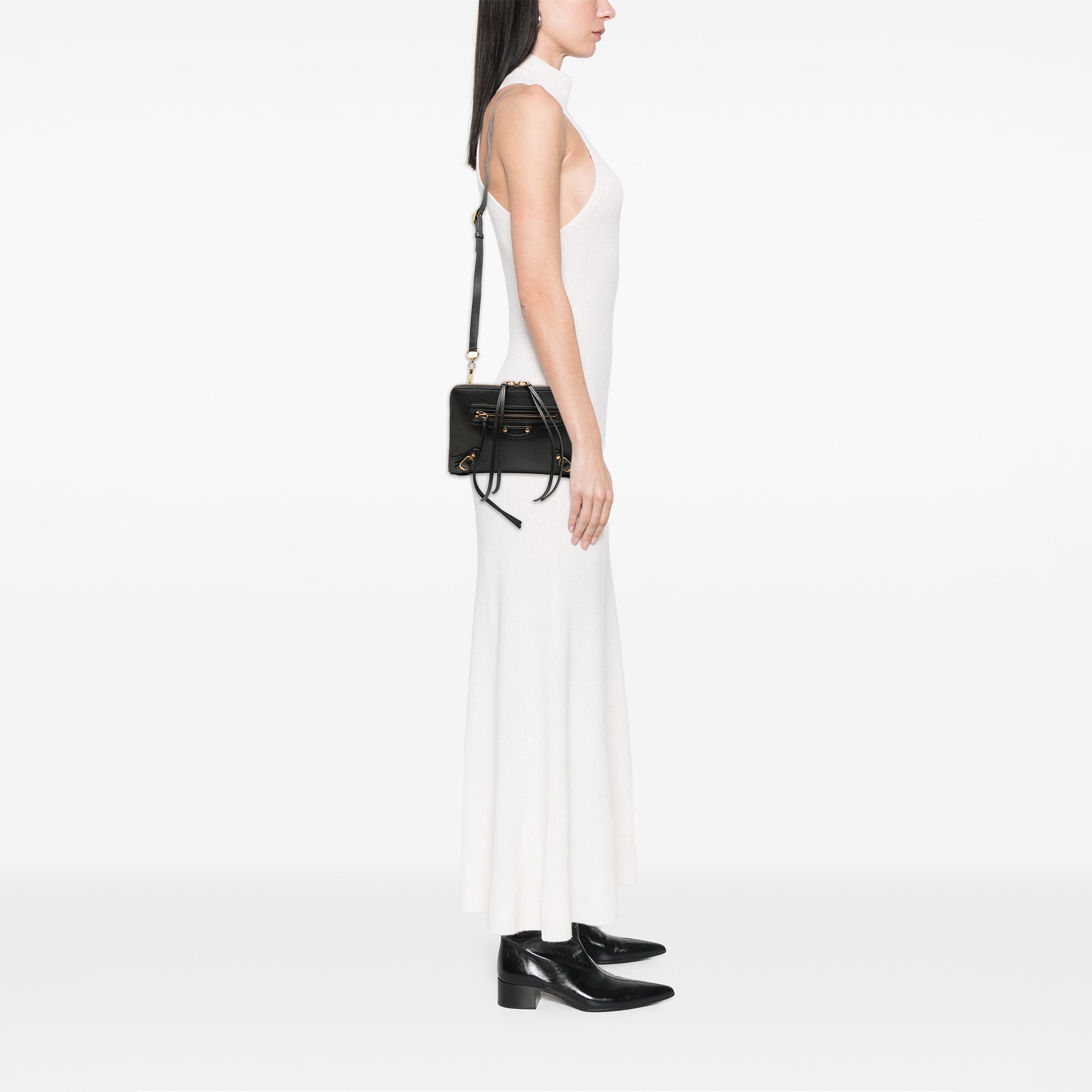 Pebbled Leather Neo Classic City Pouch Crossbody - Image 7