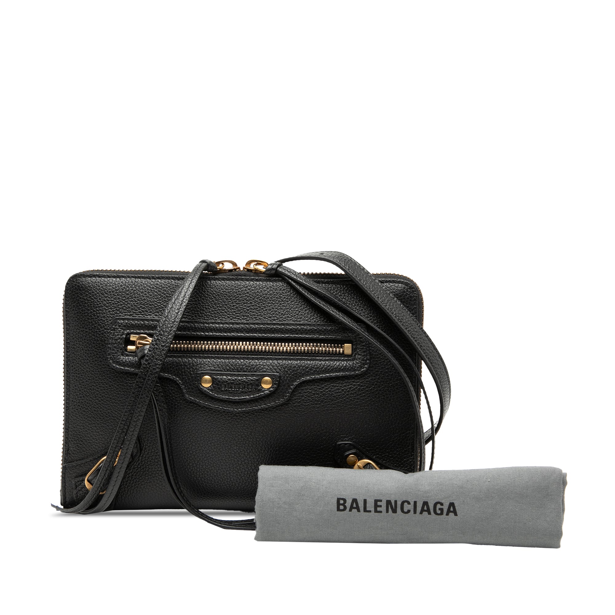 Pebbled Leather Neo Classic City Pouch Crossbody - Image 8