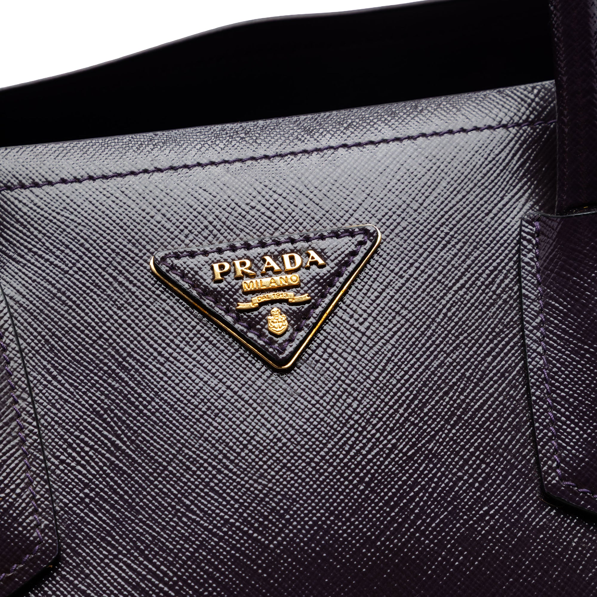 Medium Saffiano Cuir Double Satchel - Image 5