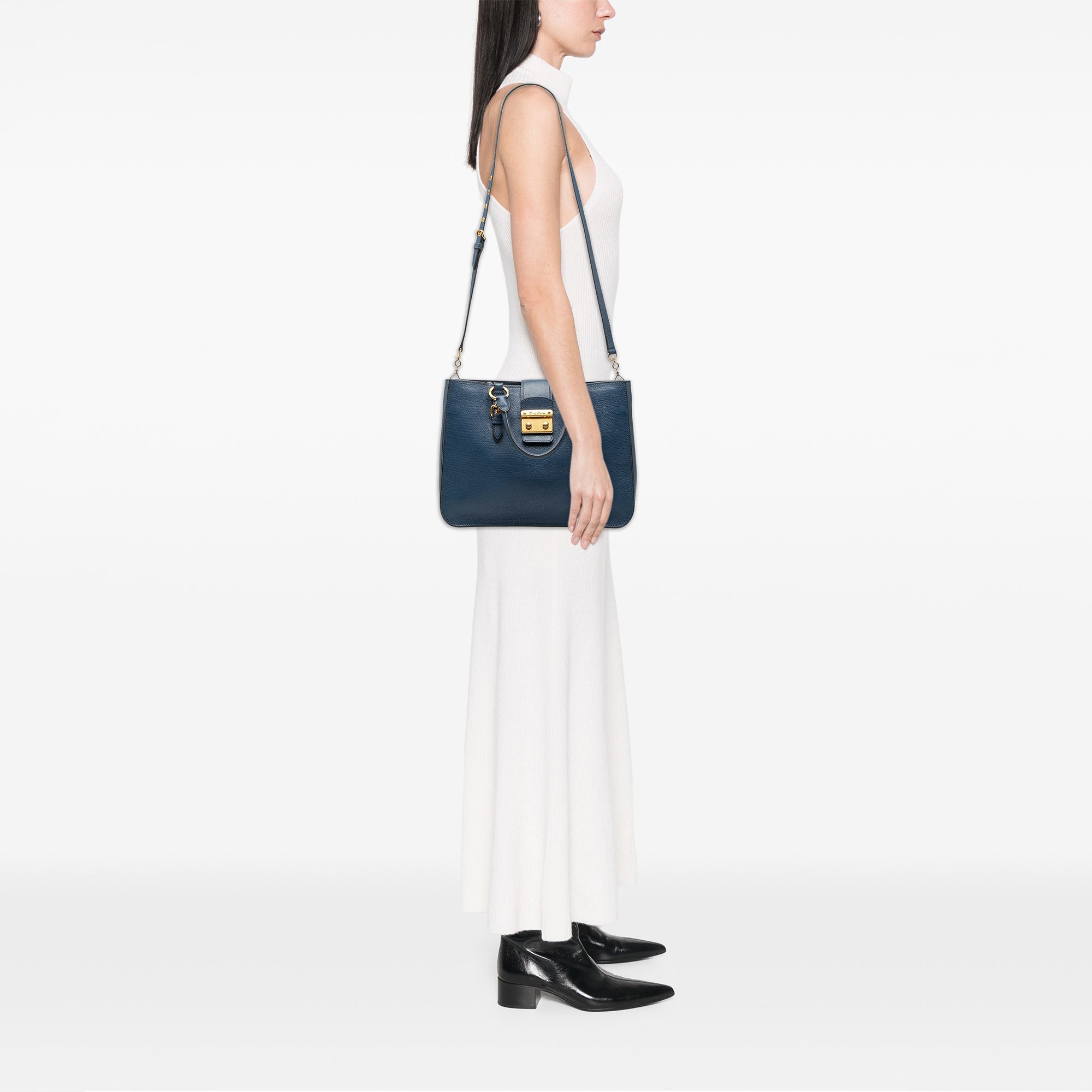 Goatskin Madras Satchel - Image 6
