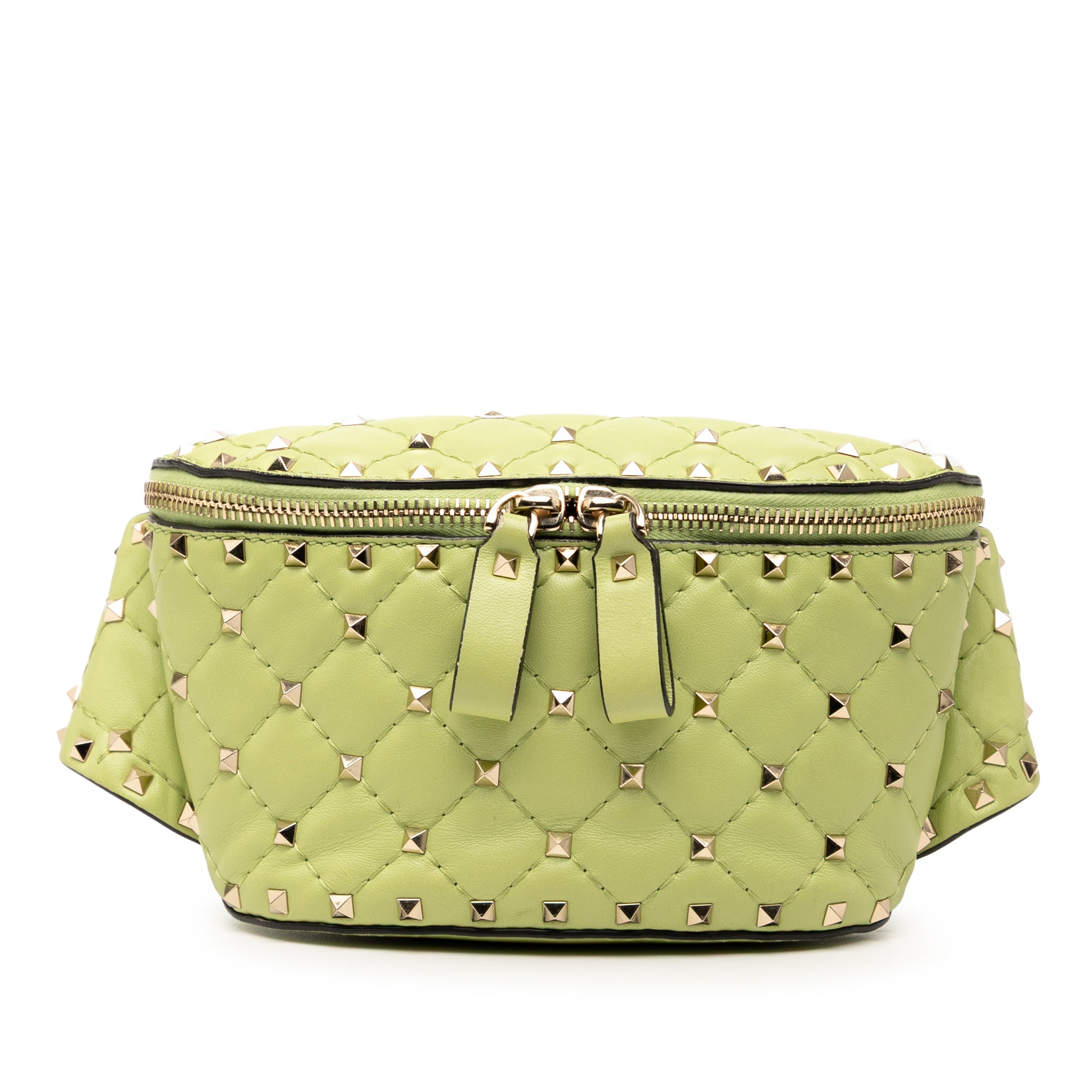 Nappa Rockstud Spike Belt Bag - Image 1