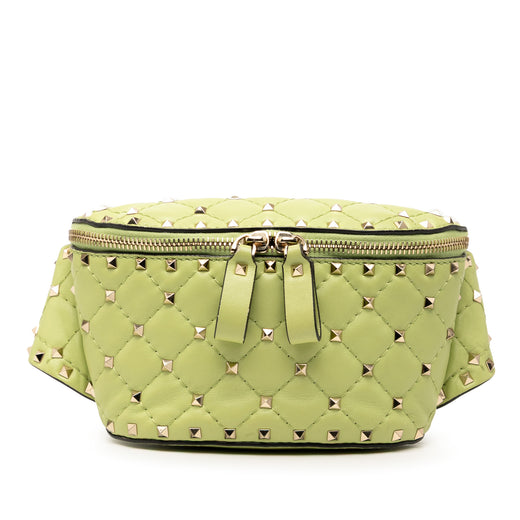 Nappa Rockstud Spike Belt Bag - Image 1