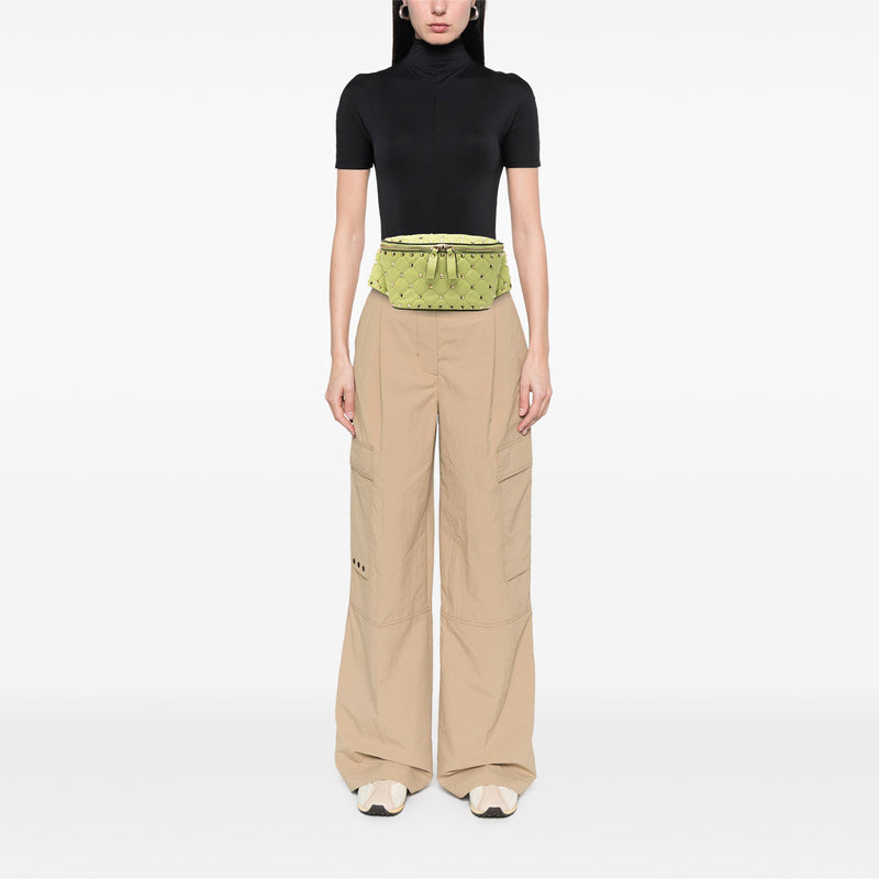 Nappa Rockstud Spike Belt Bag - Image 7