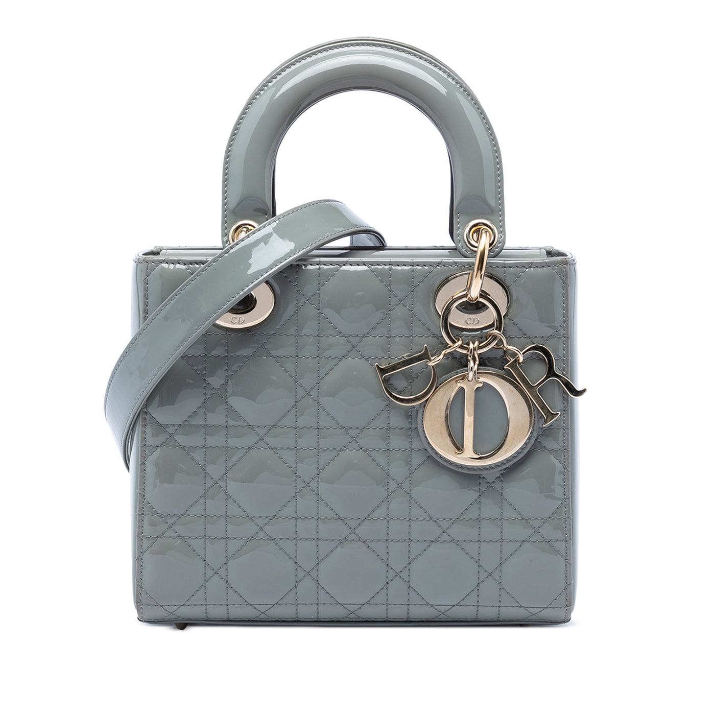Small Patent Cannage Lady Dior - Image 1