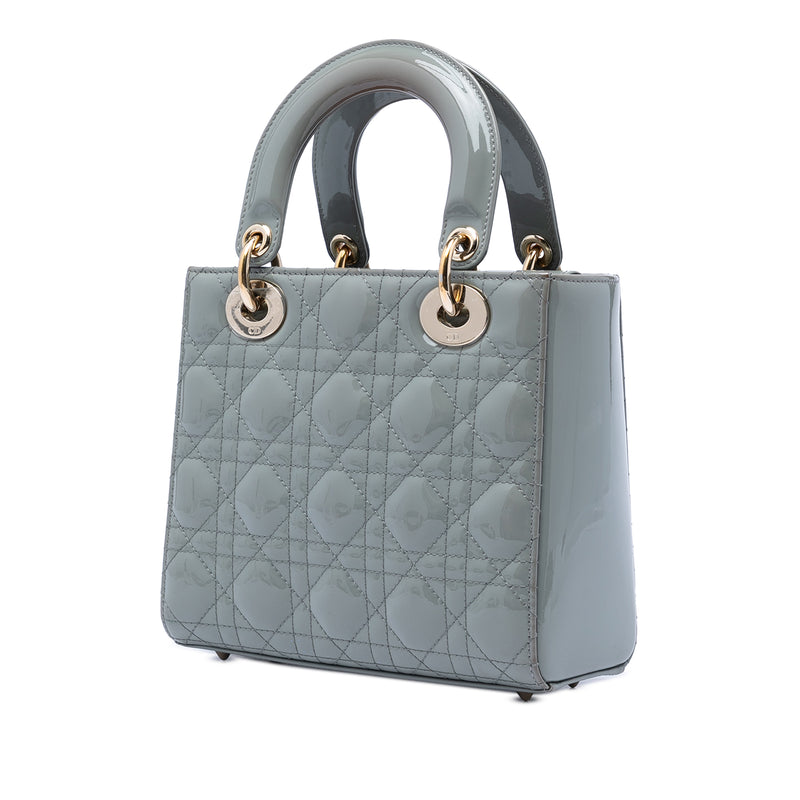 Small Patent Cannage Lady Dior - Image 2