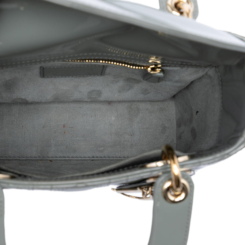 Small Patent Cannage Lady Dior - Image 4
