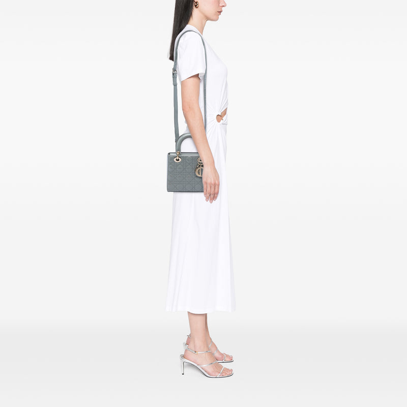 Small Patent Cannage Lady Dior - Image 6
