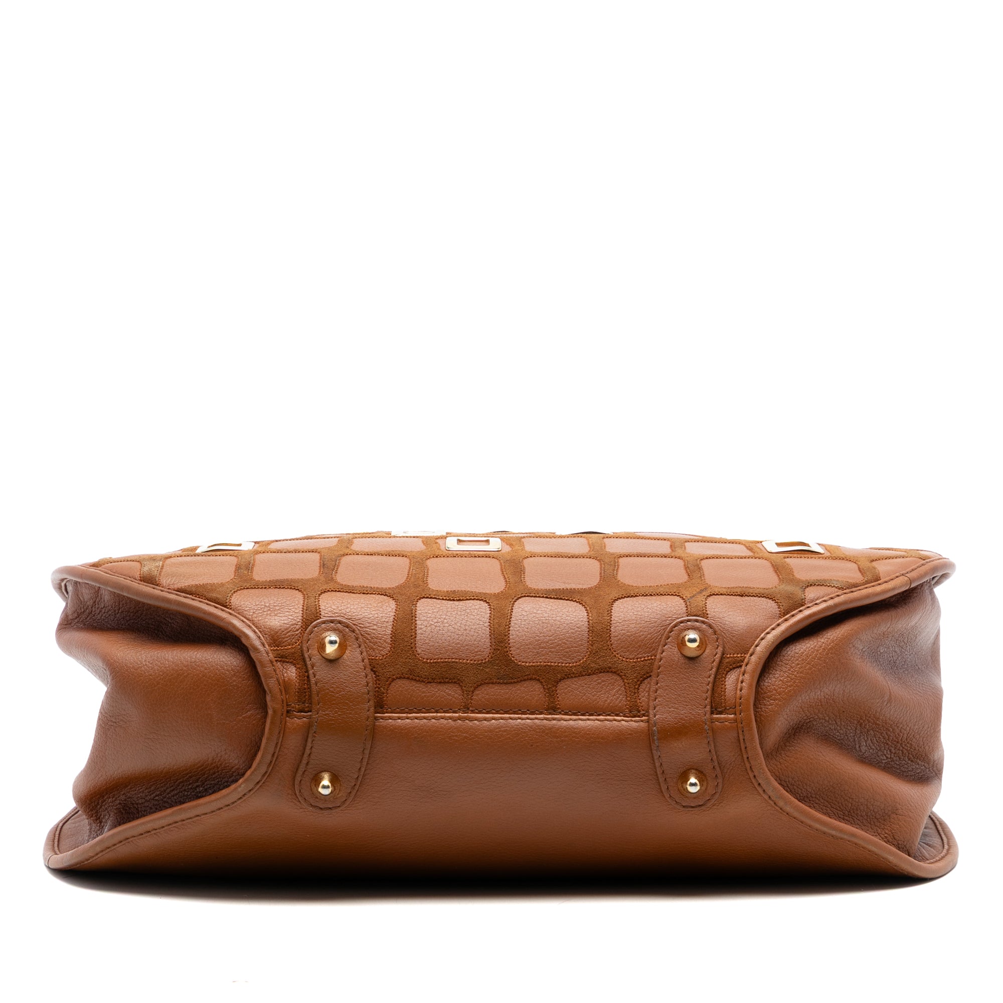 Medium Embellished Leather 61 Hobo - Image 3