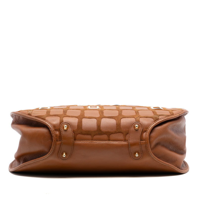 Medium Embellished Leather 61 Hobo - Image 3