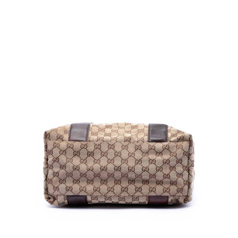 Large GG Canvas Bamboo Libeccio Tote - Image 3