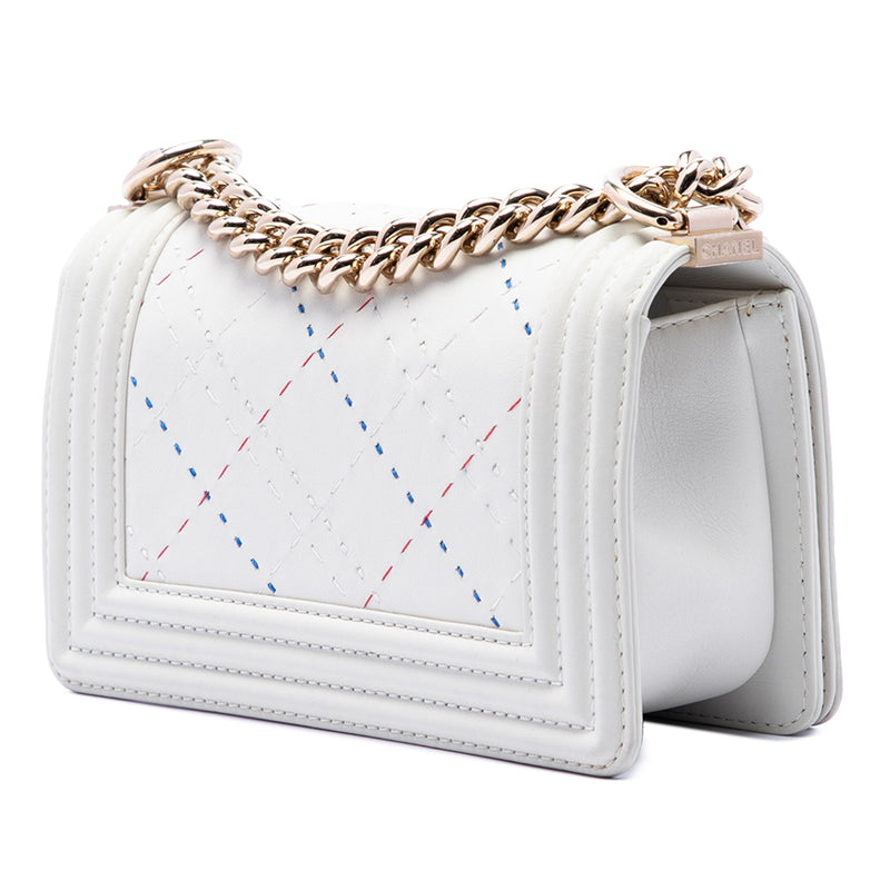Small Quilted Lambskin Cruise Line Boy Flap - Image 2