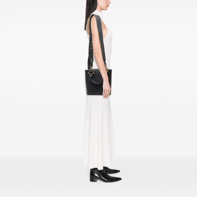 Small Calfskin Dioravenue Bucket Bag - Image 6