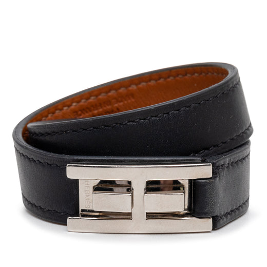 Leather Drag Double Tour Wrap Bracelet T1 - Image 1