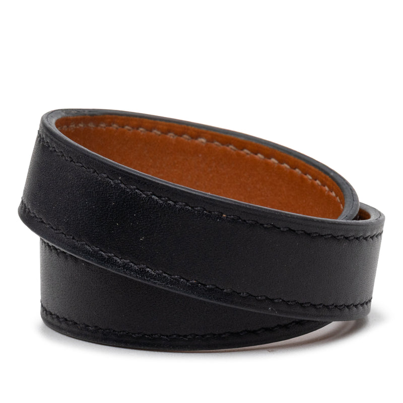 Leather Drag Double Tour Wrap Bracelet T1 - Image 3
