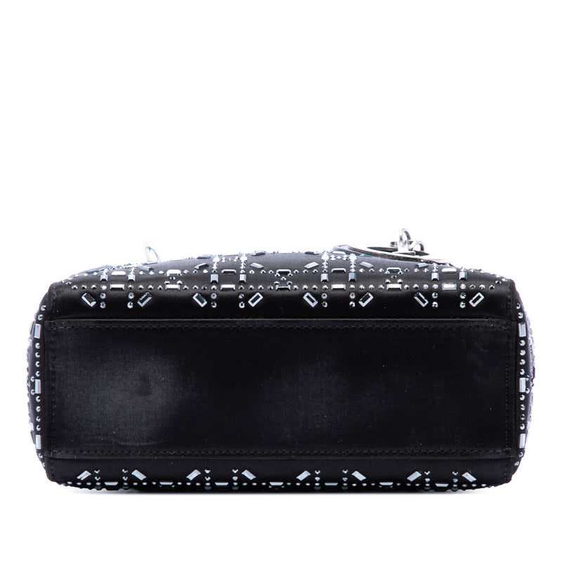 Mini Satin Cannage Strass Crystal Embellished Lady Dior - Image 3