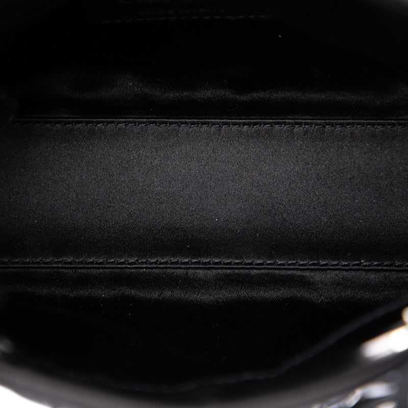 Mini Satin Cannage Strass Crystal Embellished Lady Dior - Image 4