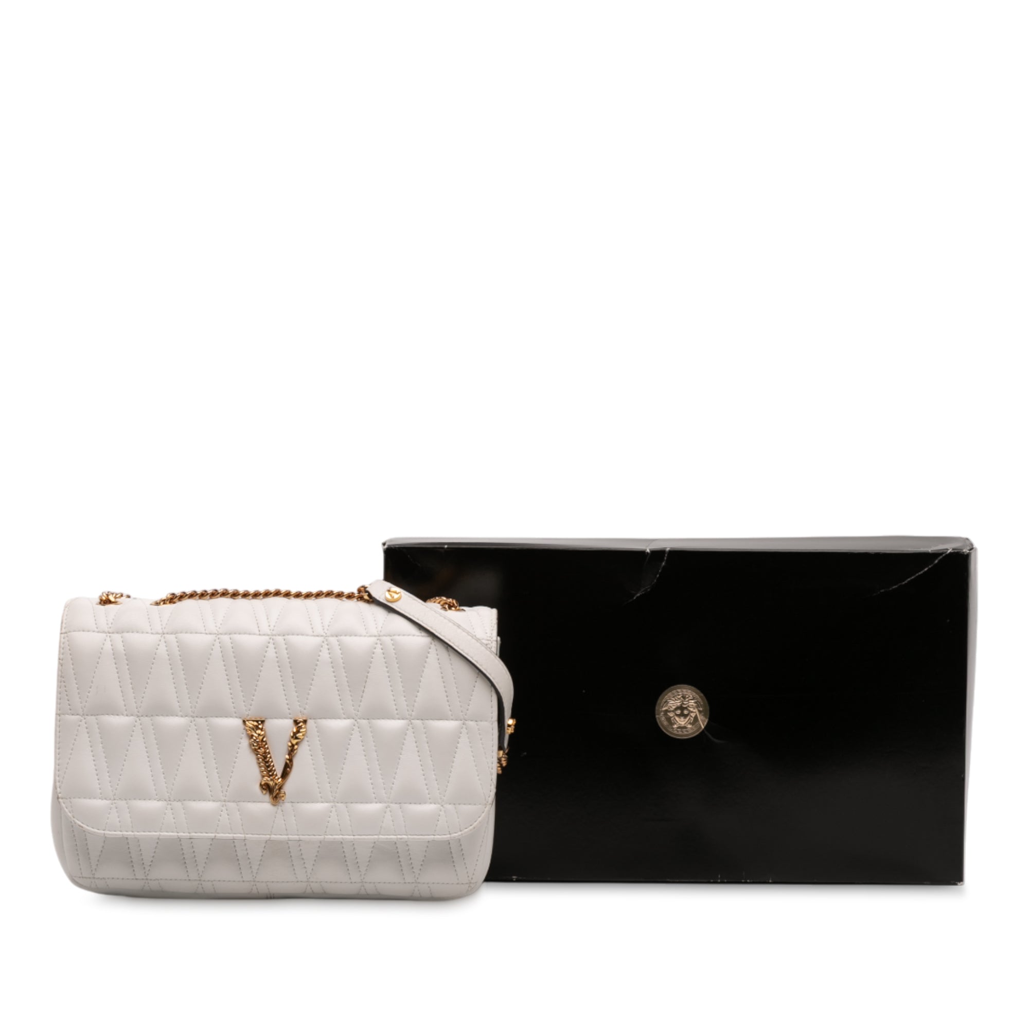 Nappa Leather Virtus V Crossbody - Image 12