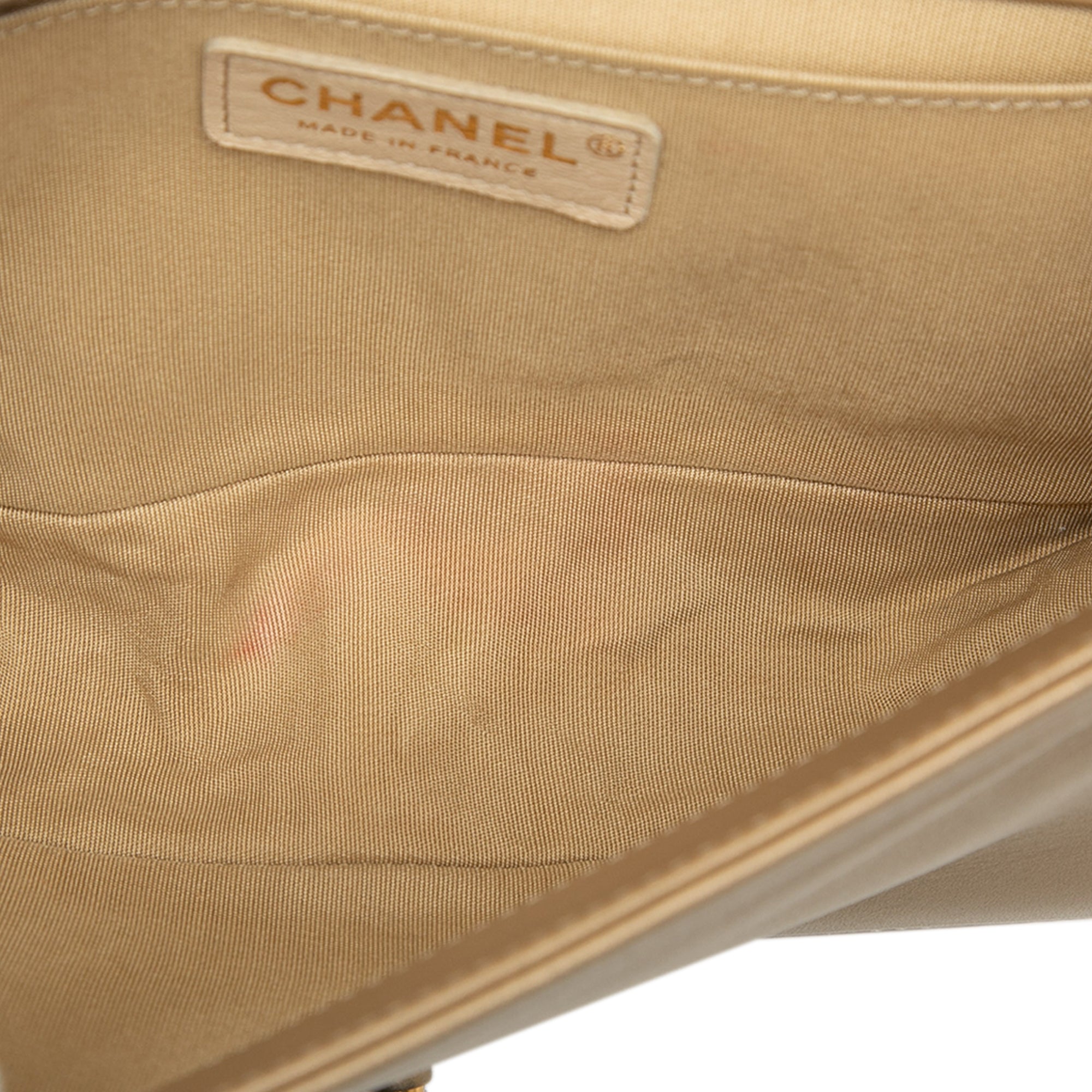 Old Medium Braided Metallic Lambskin Boy Flap - Image 4