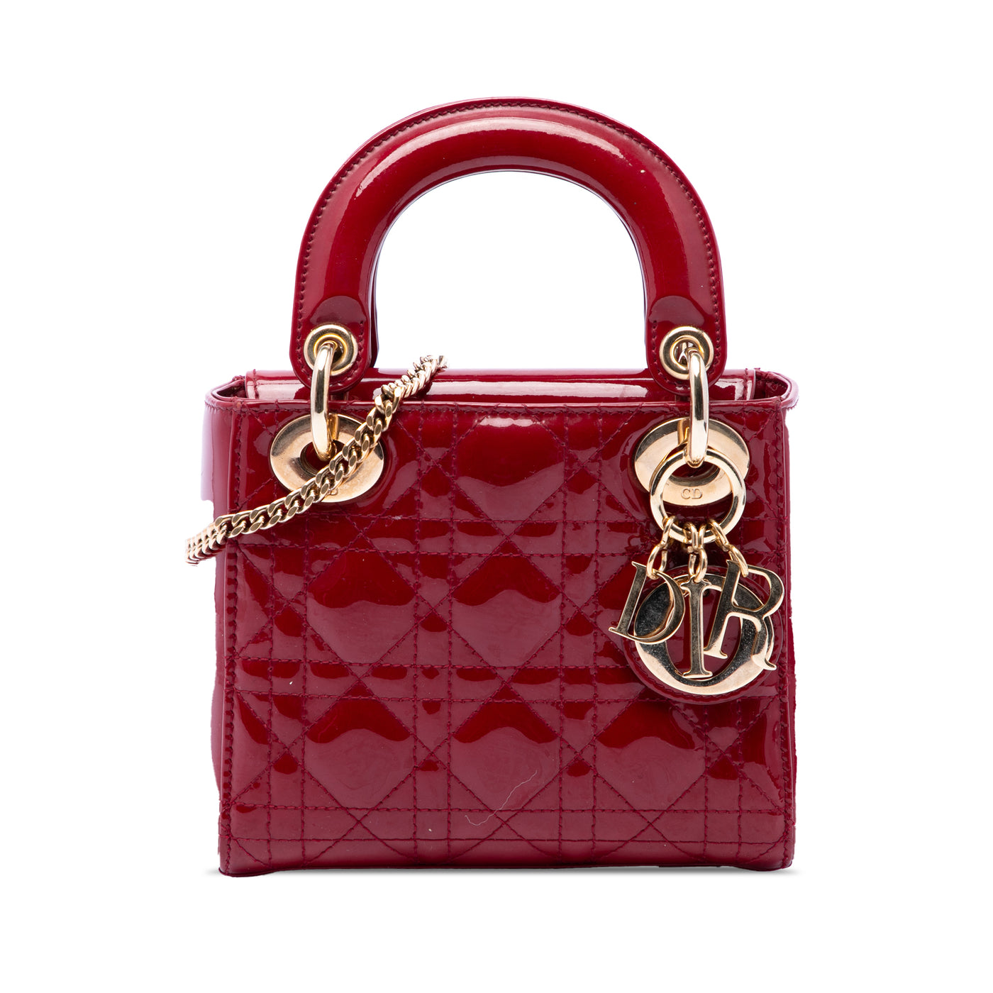 Mini Patent Cannage Lady Dior - Image 1