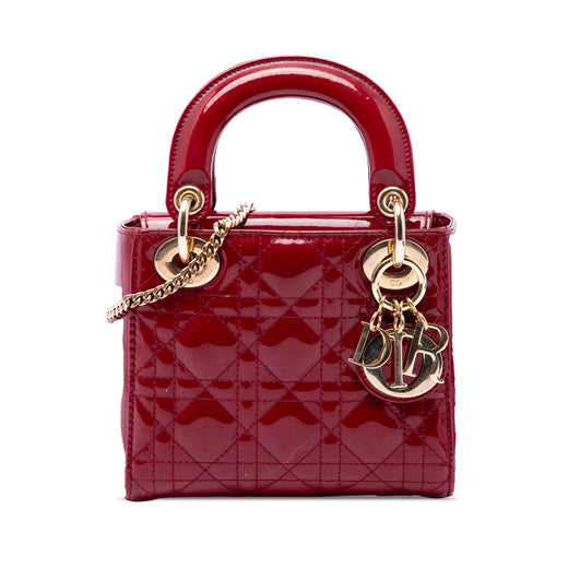 Mini Patent Cannage Lady Dior - Image 1