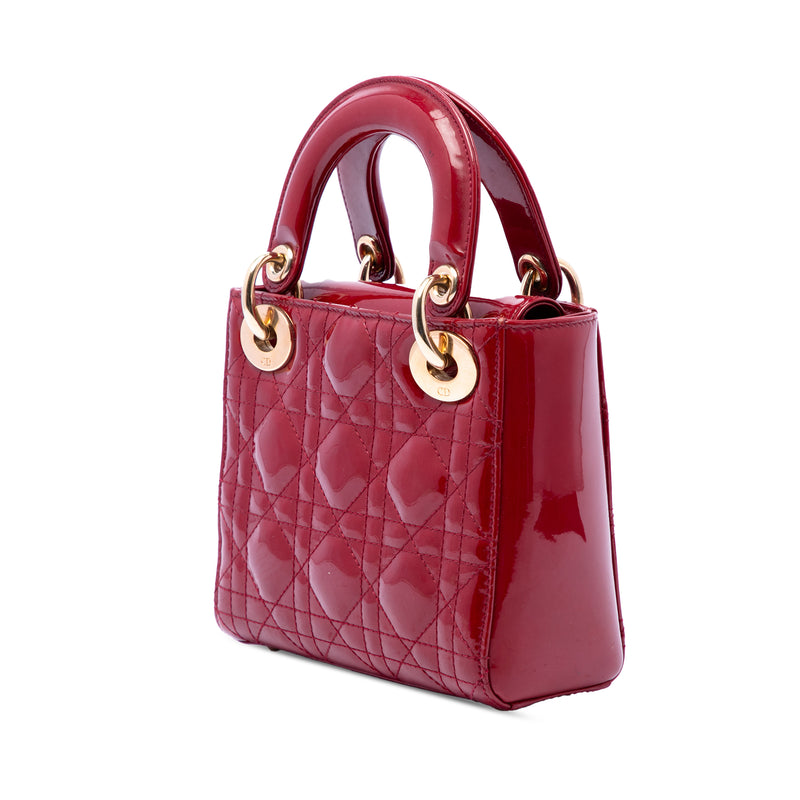 Mini Patent Cannage Lady Dior - Image 2