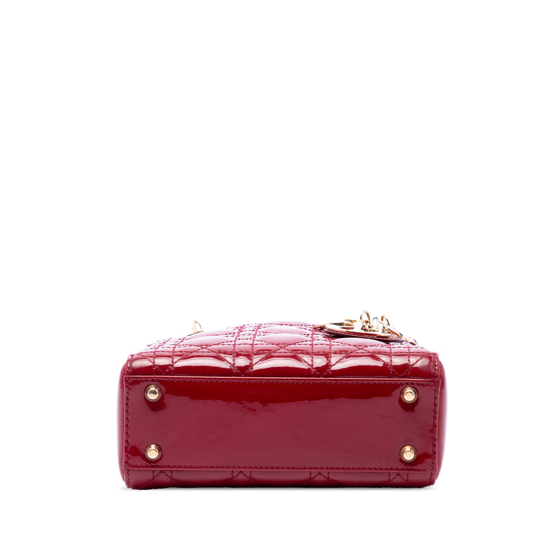 Mini Patent Cannage Lady Dior - Image 3