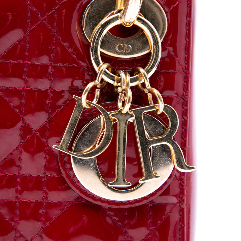 Mini Patent Cannage Lady Dior - Image 5