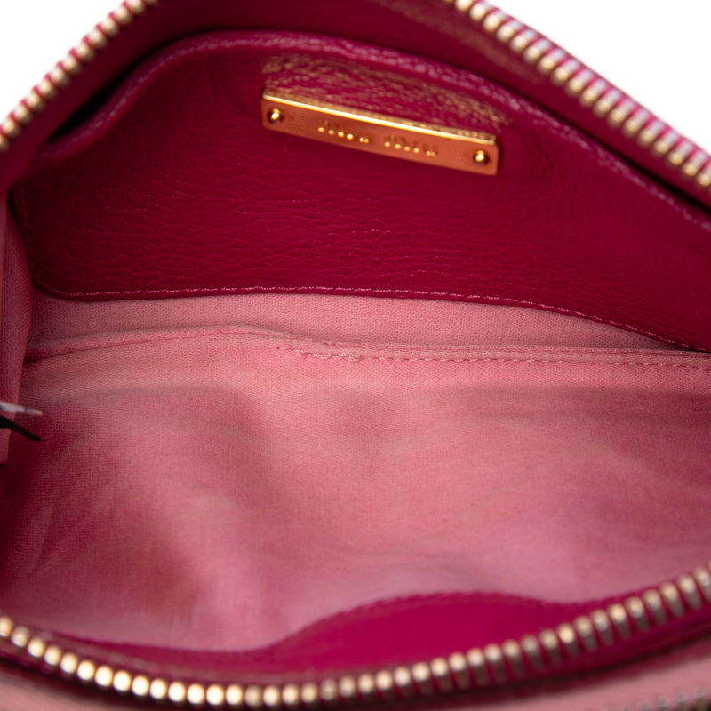 Bicolor Goatskin Madras Double Zip Crossbody - Image 4