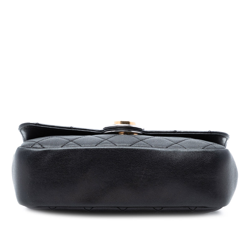 Quilted Lambskin Turn and Lock Flap - Image 3