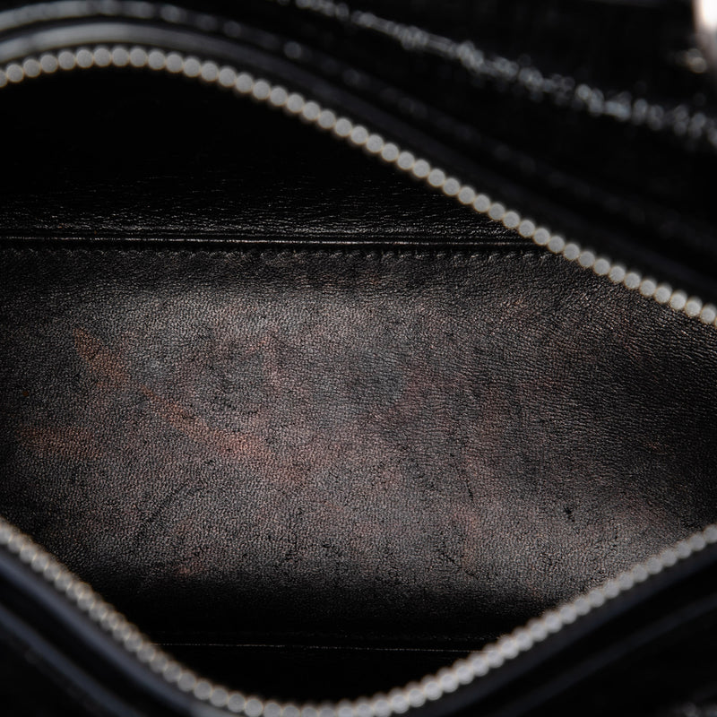 Medium Metallic Patent Microcannage Lady Dior - Image 4