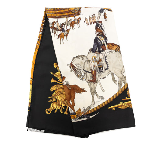 Marine Et Cavalerie Silk Scarf 90 - Image 1