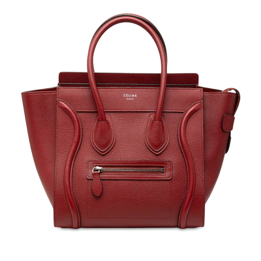 Micro Drummed Calfskin Luggage Tote - Image 1