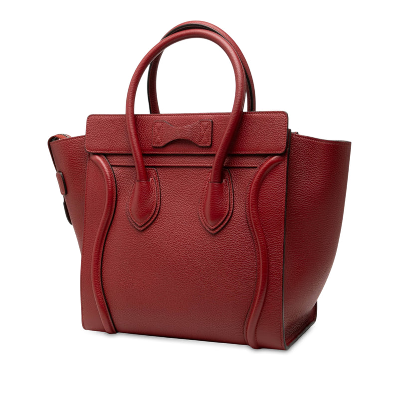 Micro Drummed Calfskin Luggage Tote - Image 2