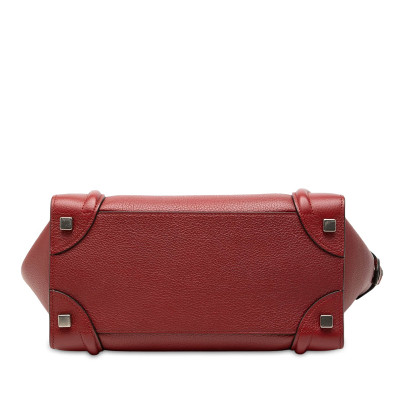 Micro Drummed Calfskin Luggage Tote - Image 3