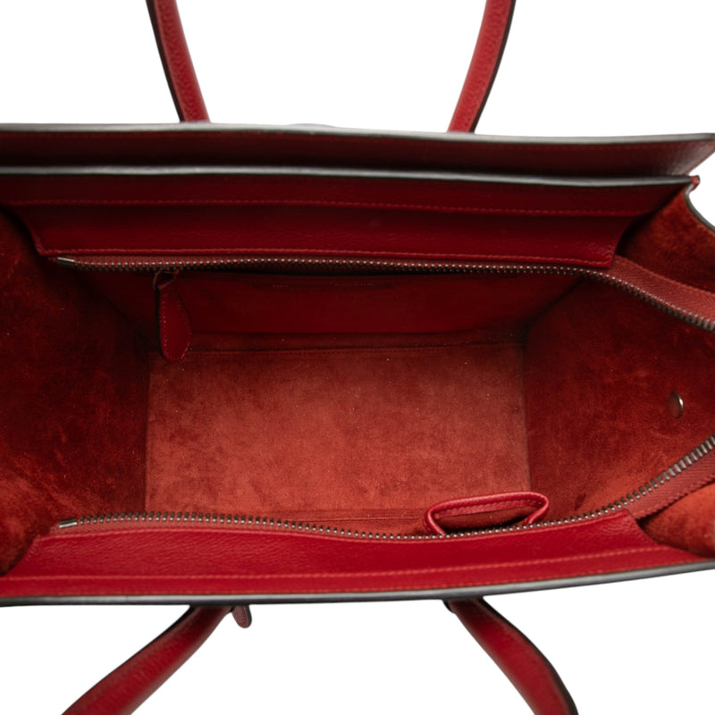 Micro Drummed Calfskin Luggage Tote - Image 4